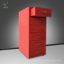 Good price file cabinet metal mobile file storage cabinet with drawer